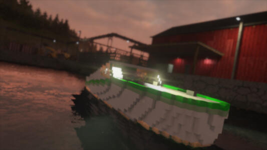 Splits the speedboat